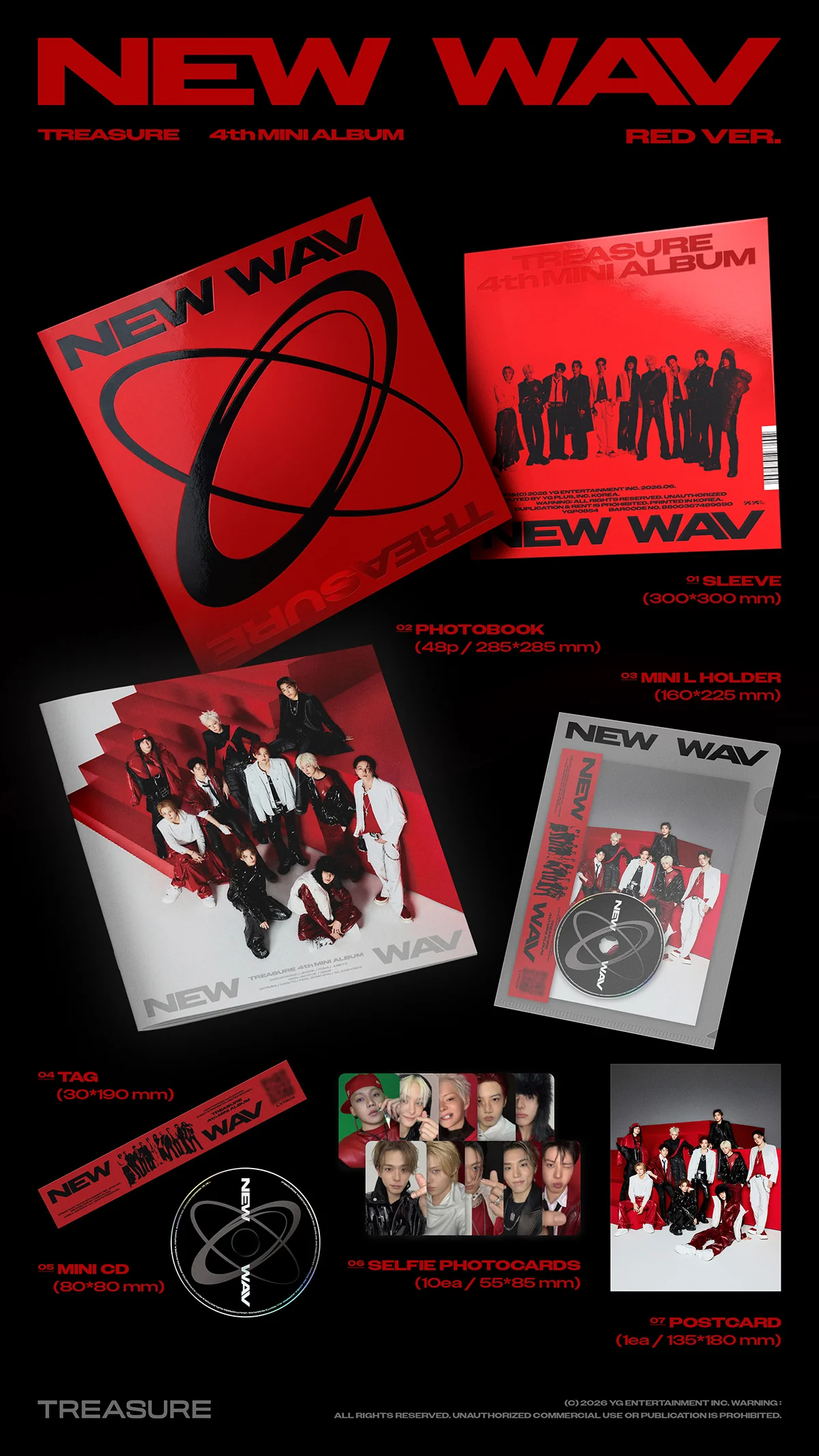 TREASURE - NEW WAV - 4th Mini Album (Standard Ver.) - Image 3