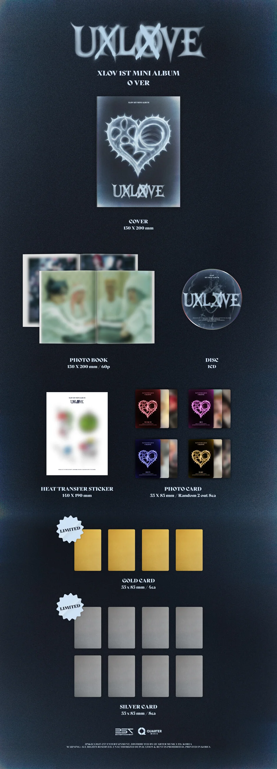 XLOV - UXLXVE - 1st Mini Album - Image 3
