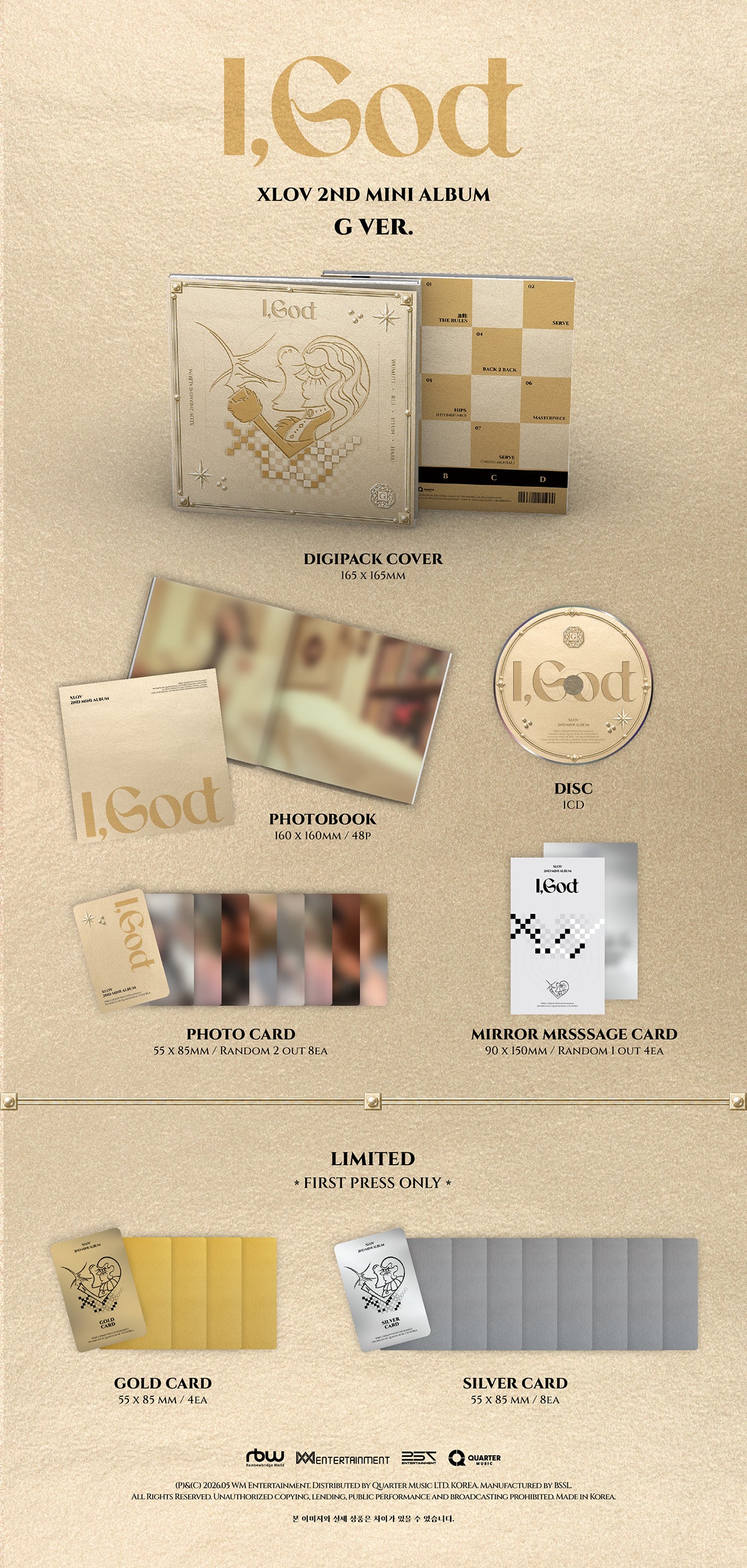 XLOV - I, God - 2nd Mini Album - Image 8