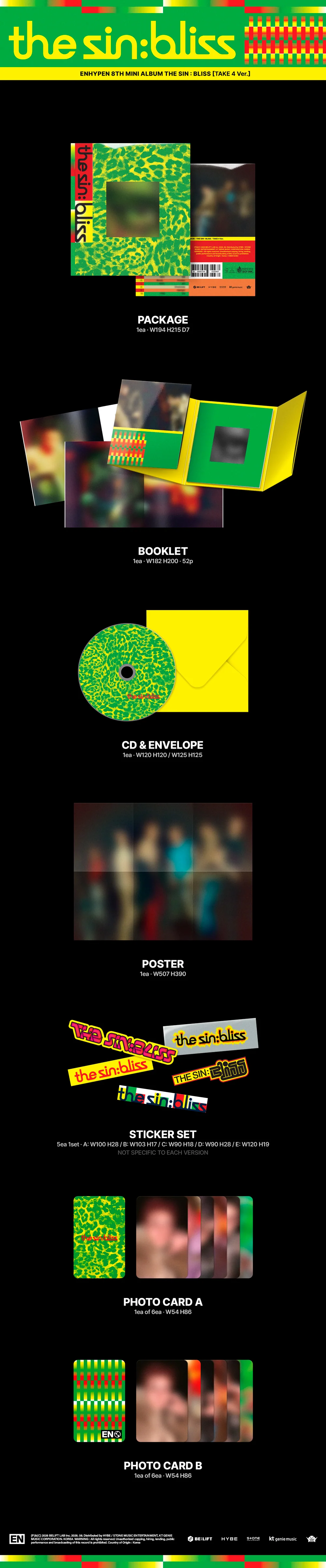 (Pre-Order) ENHYPEN - THE SIN : BLISS - Album (Standard Ver.) - Image 5