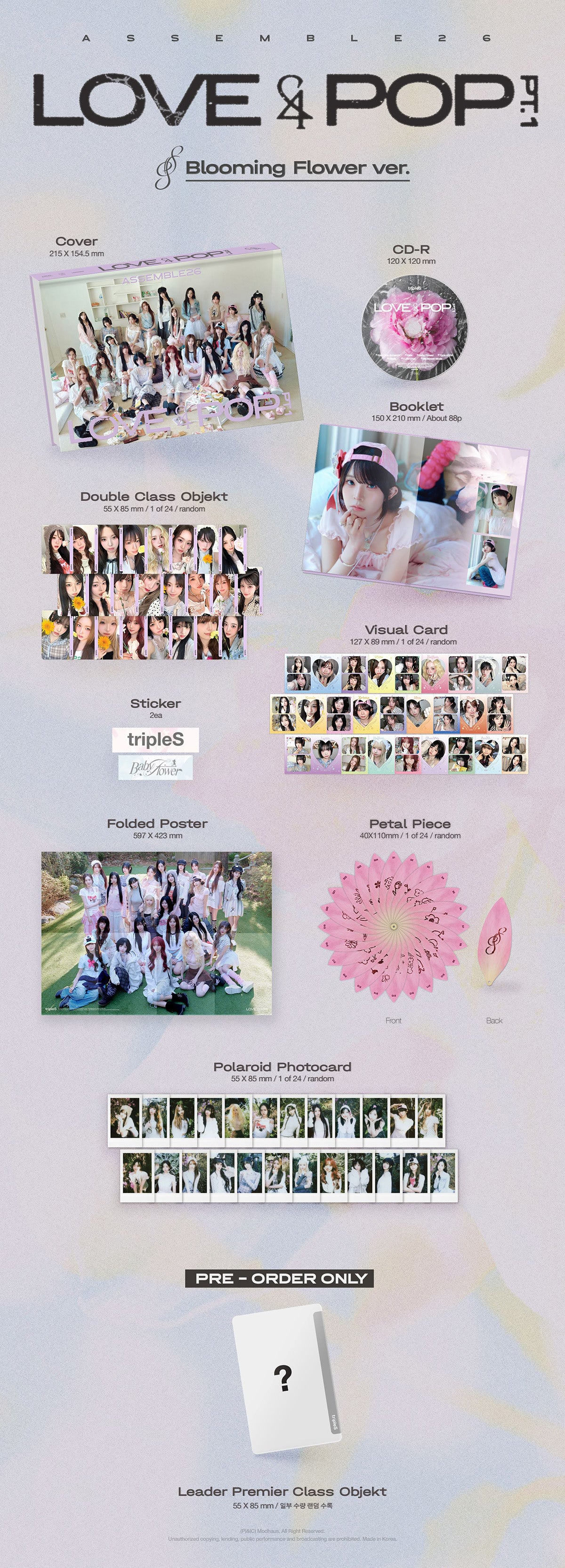 (Pre-Order + POB) tripleS - LOVE&POP pt. 1 - Album (Standard Ver.) - Image 3
