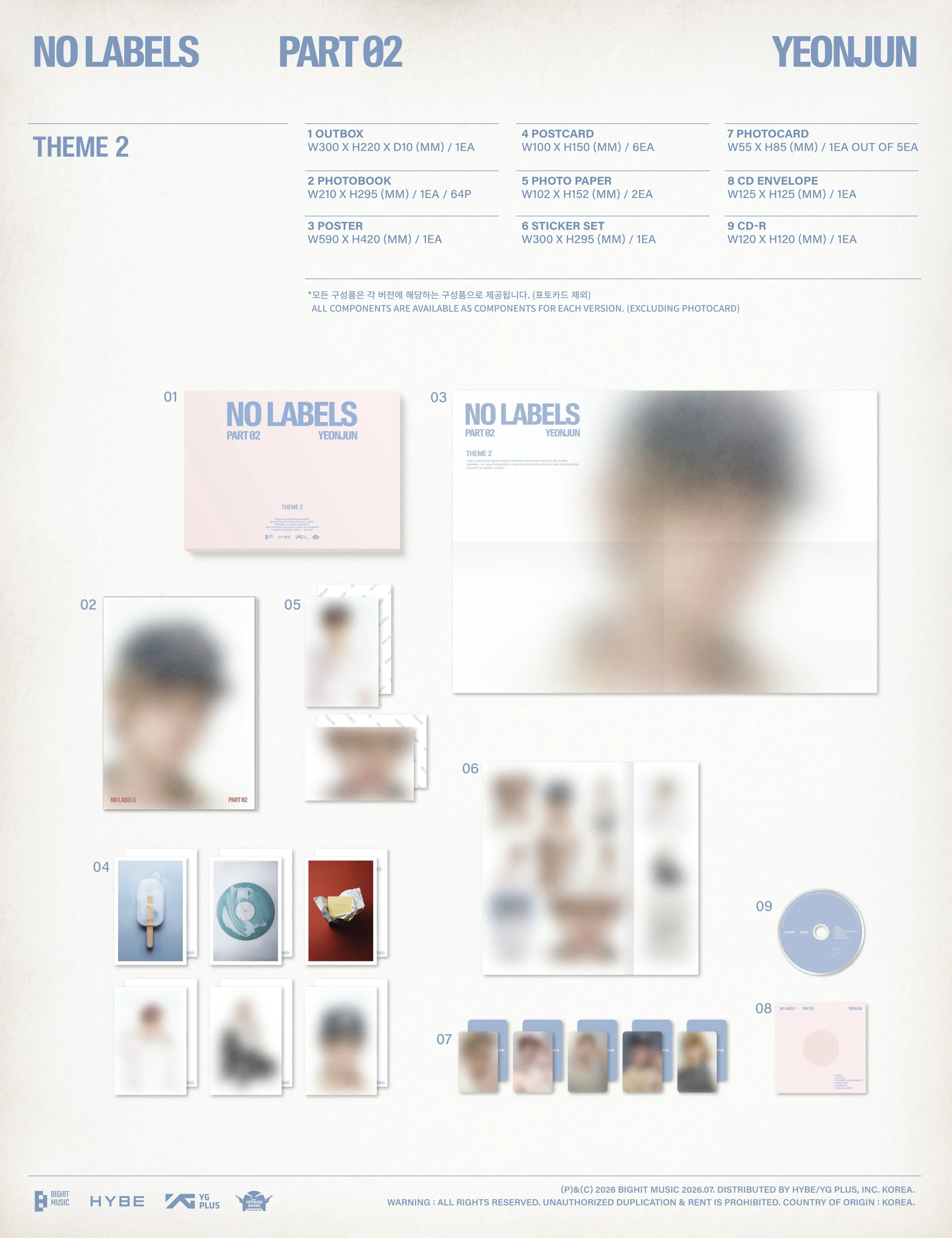(Pre-Order + POB) YEONJUN (TXT) - NO LABELS : PART 02 - Album (Standard Ver.) - Image 3